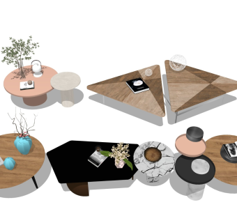 客厅茶几 实木边几