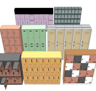 超市储物柜 行李置物柜