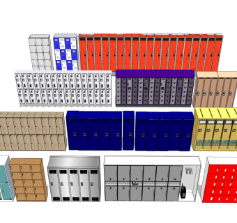 行李置物柜 超市储物柜