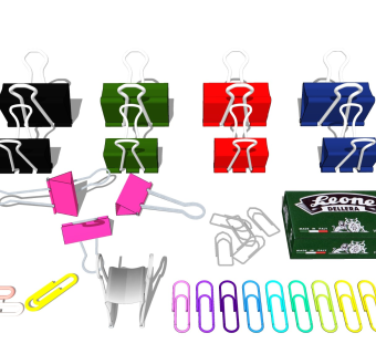 文具夹子 铁夹回形针