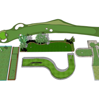 高尔夫球场 草坪场地