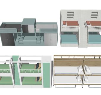 宿舍上下铺 儿童双层床