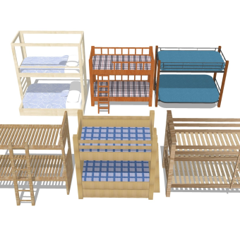 儿童双层床 宿舍上下铺