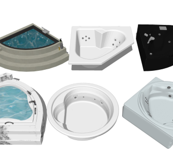 大理石浴缸 泡澡浴池