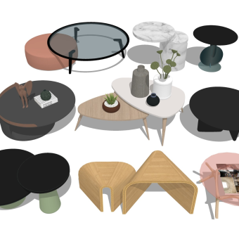 茶几组合 客厅边几