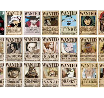 海贼王悬赏海报