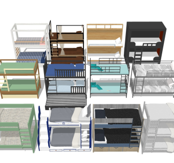 宿舍上下铺 儿童双层床