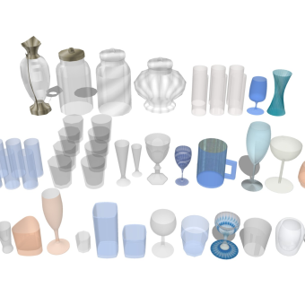 玻璃水杯 透明酒杯