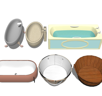浴缸浴池 泡澡缸