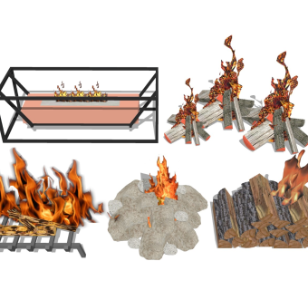 炭火柴火 篝火晚会