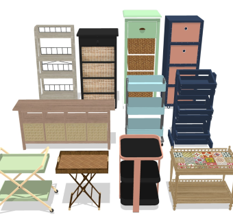 置物收纳小推车