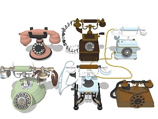 有线座机 复古老式电话