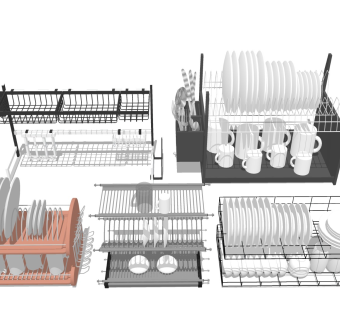 碗碟收纳架 沥水铁架