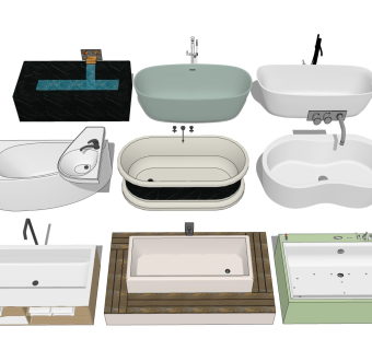 大理石浴缸 泡澡缸