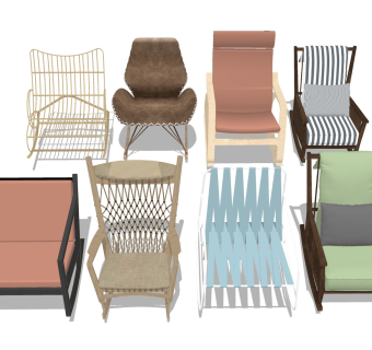 休闲摇椅 木制躺椅