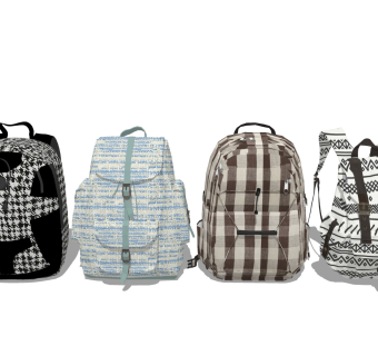 旅游双肩包 书包背包