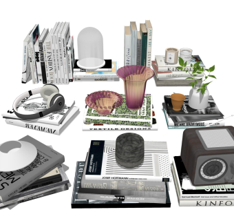 书籍杂志 书本摆件组合