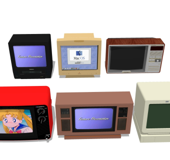 复古老式电视机