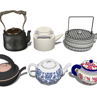 中式茶壶 陶瓷水壶