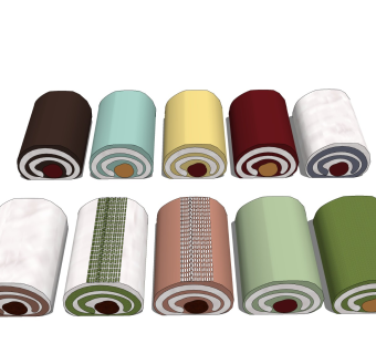 蛋糕卷美食 甜点毛巾卷