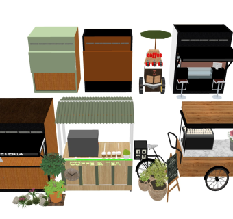 移动推车 摊位集市