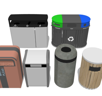 户外垃圾桶 公共垃圾桶