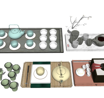 中式茶具 茶壶茶杯