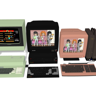 电脑游戏机 台式电脑