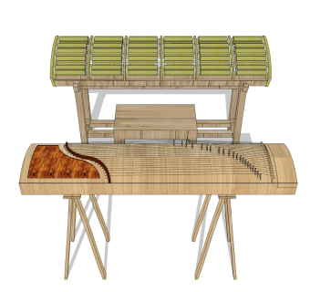 中式乐器 古筝古琴