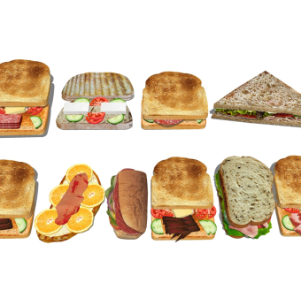 三明治吐司 面包美食