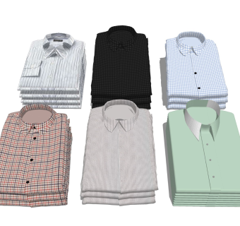 男士衬衫 折叠衣服