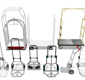行李推车 收纳铁架车