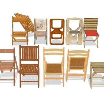 木制折叠椅 户外收缩凳