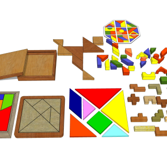 儿童玩具 七巧板拼图