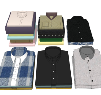 折叠衬衫 男士衣服