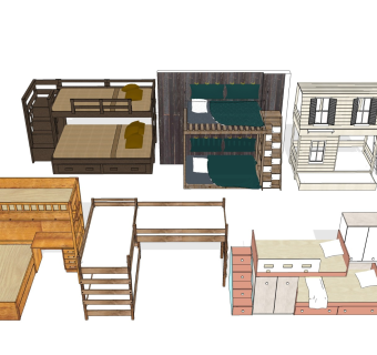 宿舍双层床 儿童上下铺