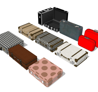 英伦风行李箱 旅游收纳箱