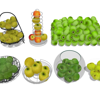 青苹果 果盘水果