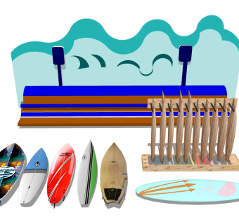 冲浪板 水上运动