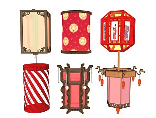 中式春节灯笼