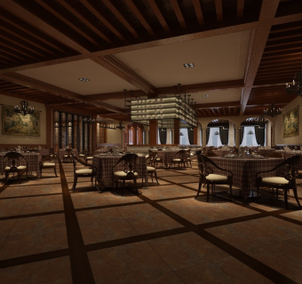 现代快餐咖啡厅