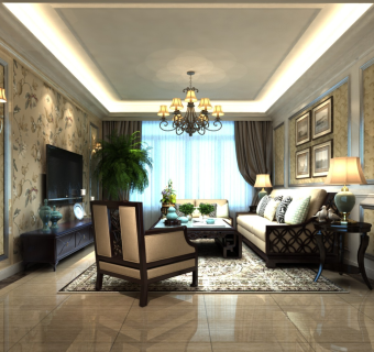 客厅美式风格
