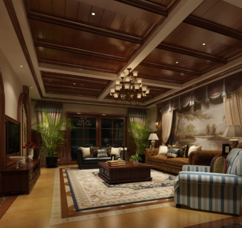 客厅美式风格