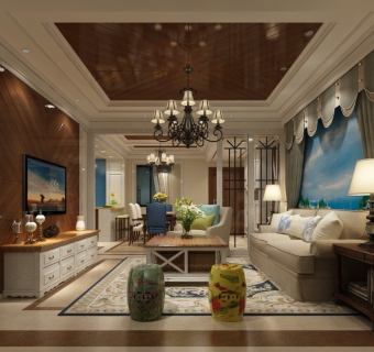 客厅美式风格