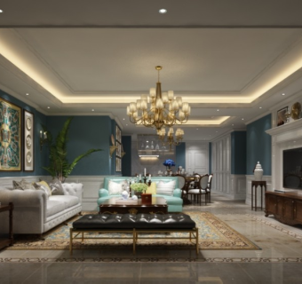 客厅美式风格