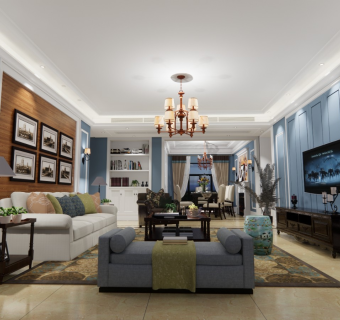客厅美式风格