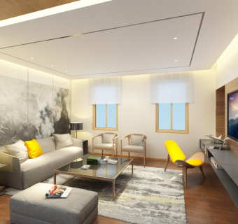 现代简约家居客厅 餐厅