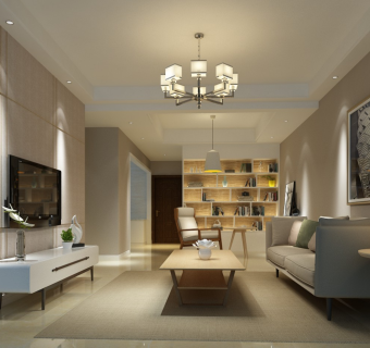 现代简约家居客厅 餐厅