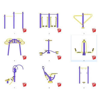 现代户外健身器材