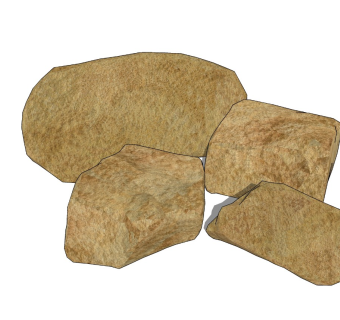 现代景观置石，石头